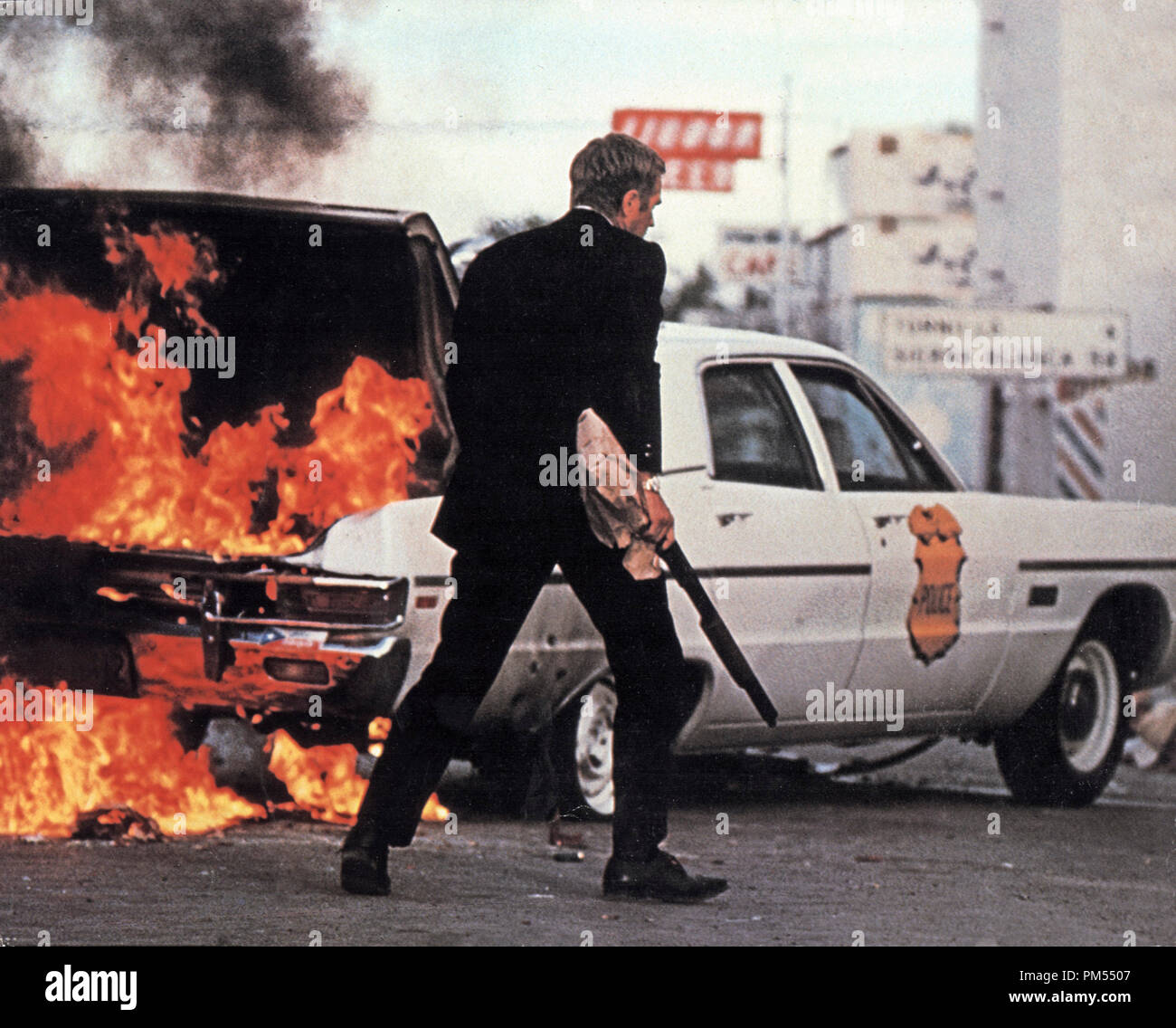 Steve McQueen come Doc McCoy in 'The Getaway" 1972 Foto Stock