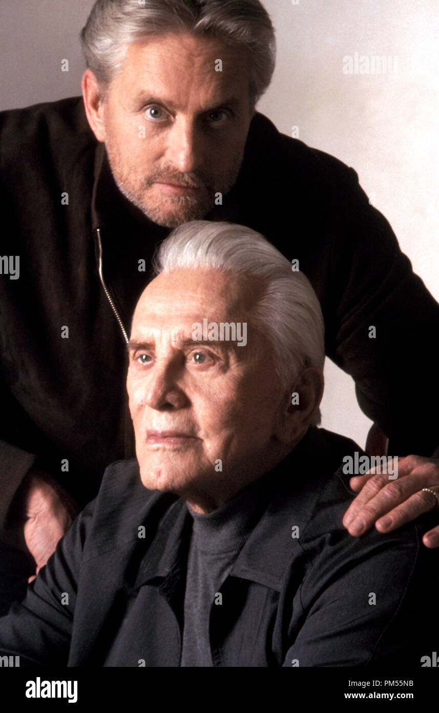 'Un padre . . . Un figlio . . . Una volta in Hollywood' Michael Douglas, Kirk Douglas 2005 Foto Stock