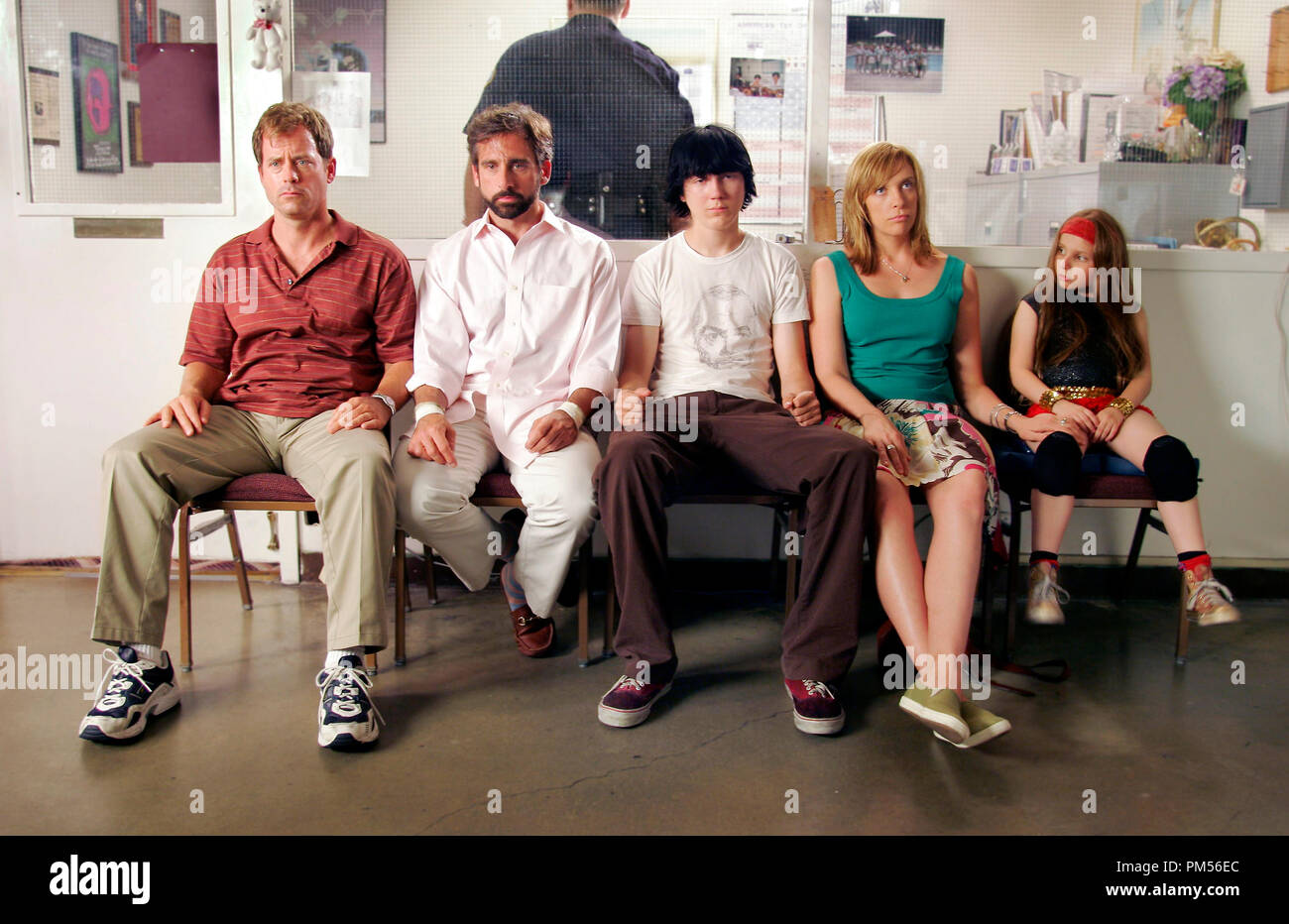 'Little Miss Sunshine' Greg Kinnear, Steve Carell, Paul Dano, Toni Collette, Abigail Breslin Foto Stock