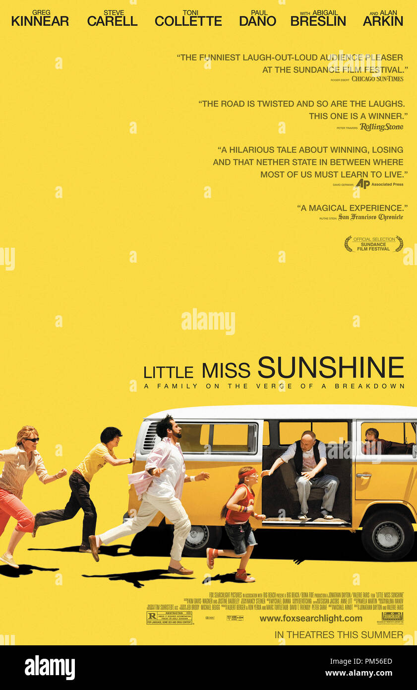 'Little Miss Sunshine' Poster Foto Stock
