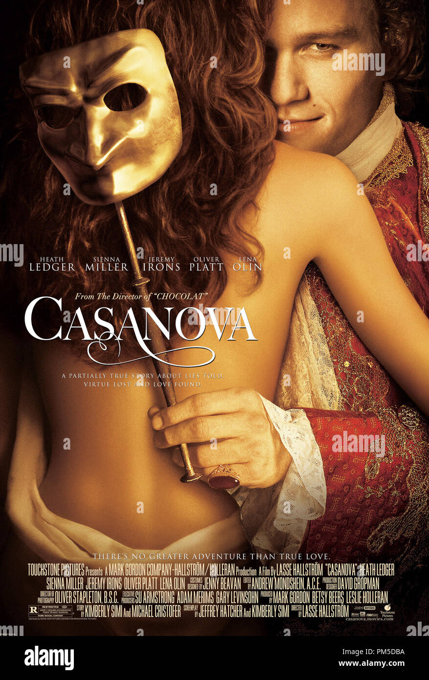 Locandina da "Casanova" Poster © 2005 Touchstone Pictures Riferimento File # 30736306THA per solo uso editoriale - Tutti i diritti riservati Foto Stock