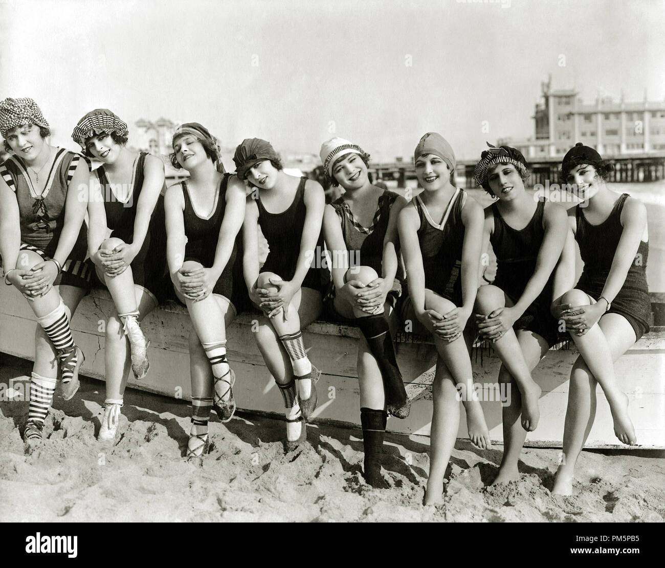 Mack Sennett bellezze di balneazione, circa 1919. Riferimento al file # 30928 019THA Foto Stock