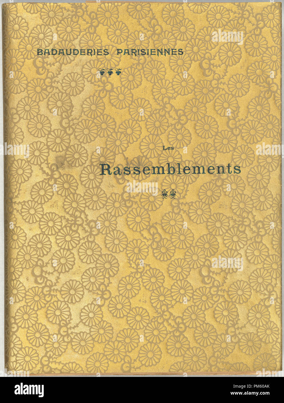 Les Rassemblements. Data: 1896. Dimensioni: complessivo: 23,4 x 17,3 cm (9 3/16 x 6 13/16 in.). Medium: Volume rilegato con trenta foto-illustrazioni di sfiato. Museo: National Gallery of Art di Washington DC. Autore: Félix Vallotton e Octave Uzanne (editor). Foto Stock