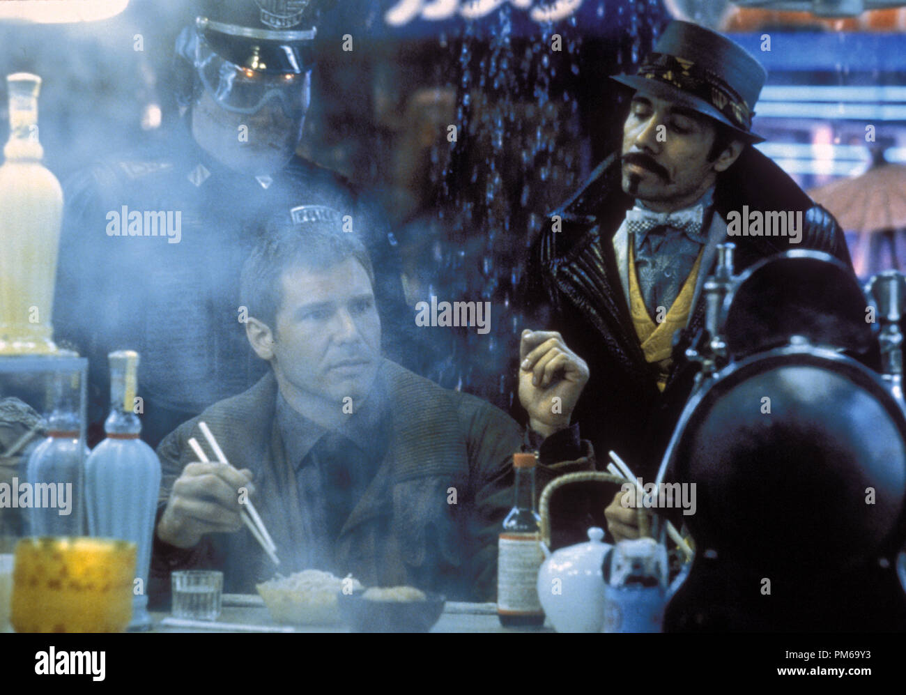 Harrison Ford, Edward James Olmos "Blade Runner" 1982 Foto Stock