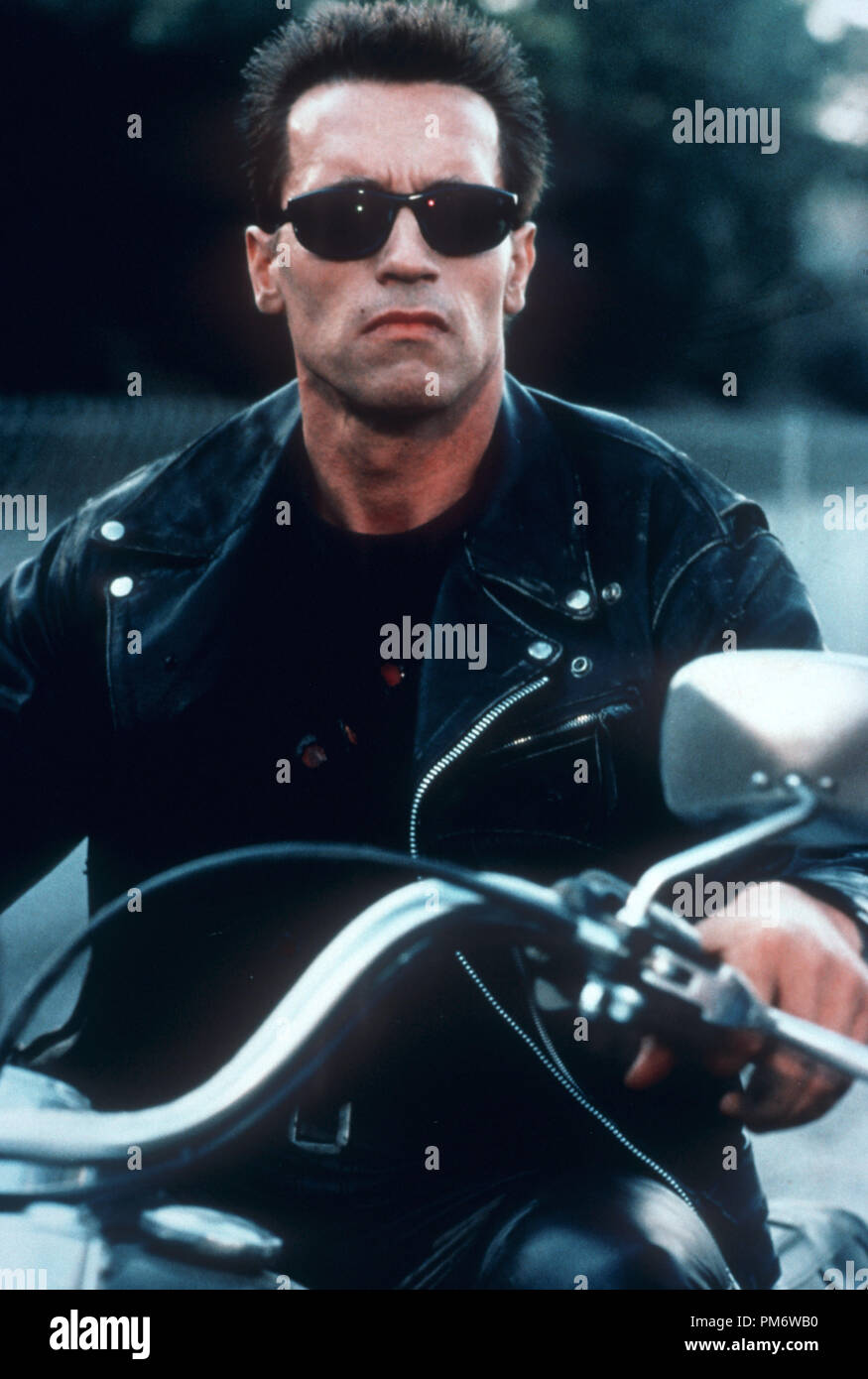 Film still da 'Terminator 2: il giorno del Giudizio' Arnold Schwarzenegger © 1991 Carolco Foto Stock