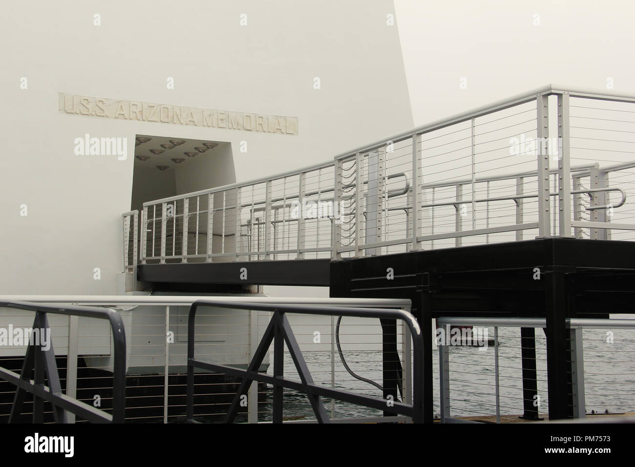 USS Arizona Memorial Hawaii Foto Stock