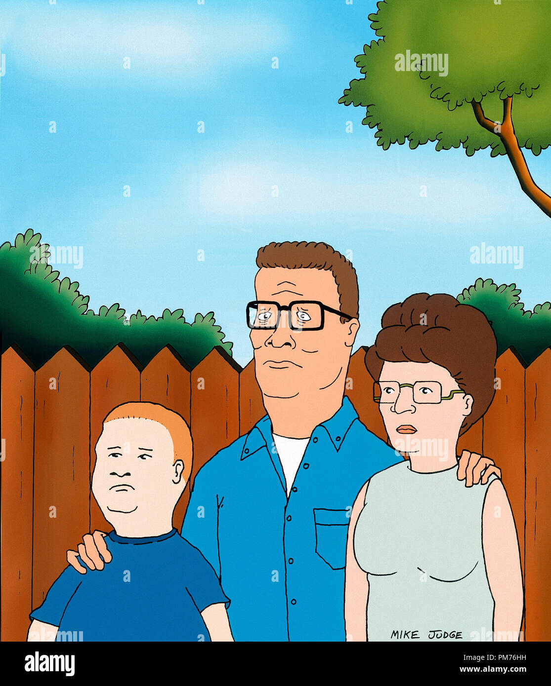 Film still / Pubblicità ancora da "Re della collina' Bobby Hill, Hank Hill, Peggy Hill circa 1999 - 2000 File riferimento # 30973383THA per solo uso editoriale - Tutti i diritti riservati Foto Stock