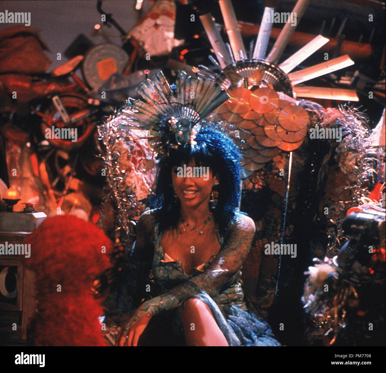 Film still / Pubblicità ancora da "Le avventure di Elmo in Grouchland' Elmo, Vanessa Williams © 1999 Columbia Photo credit: James ponti Riferimento File # 30973646THA per solo uso editoriale - Tutti i diritti riservati Foto Stock