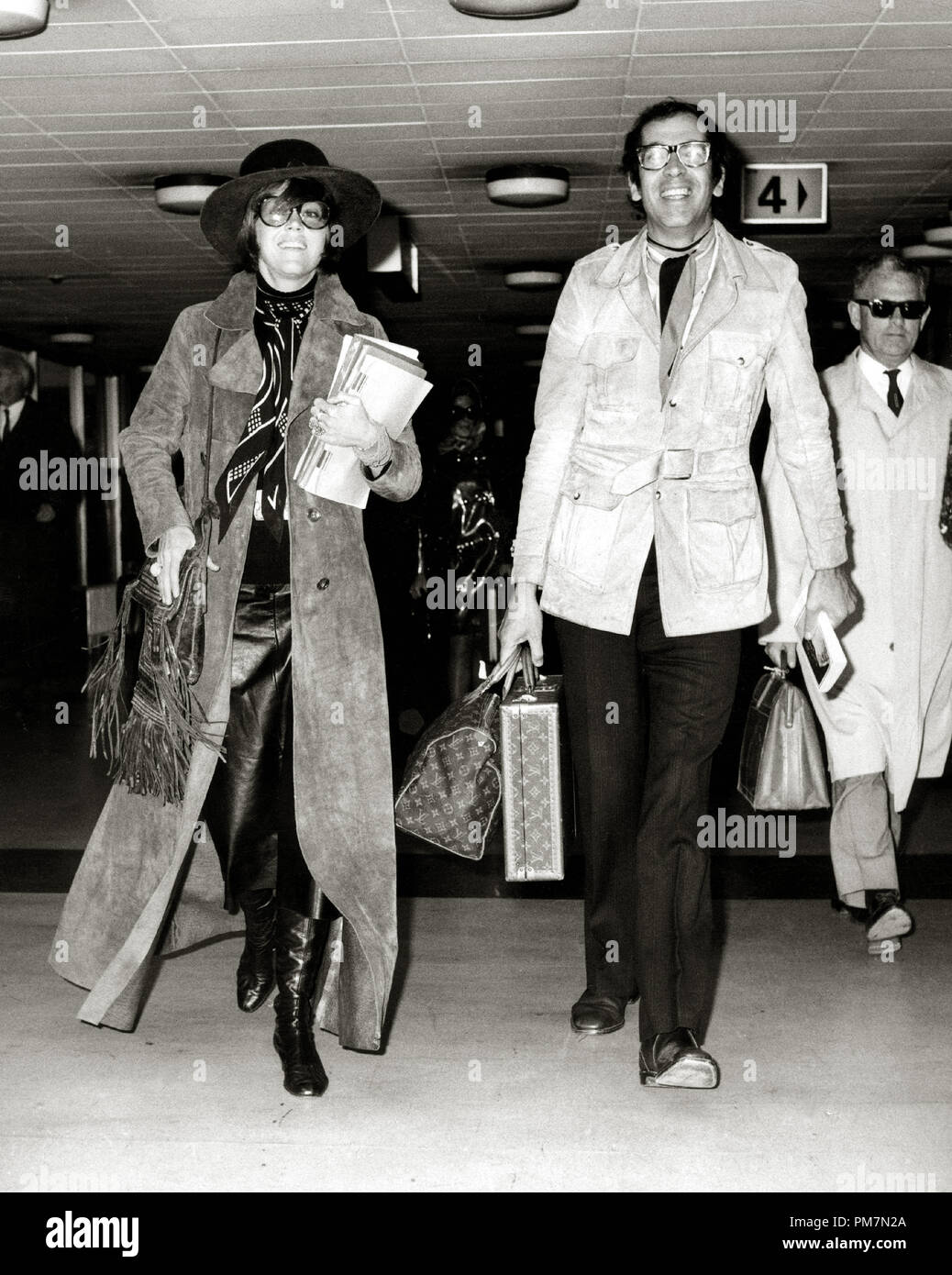 Jane Fonda e Roger Vadim circa 1969. Riferimento al file # 31202 630THA Foto Stock