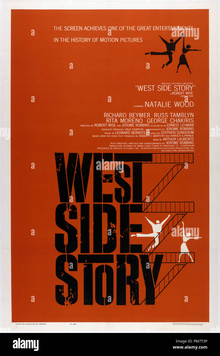 Illustrazione film da 'West Side Story' 1961 Riferimento File # 31386 537THA Foto Stock