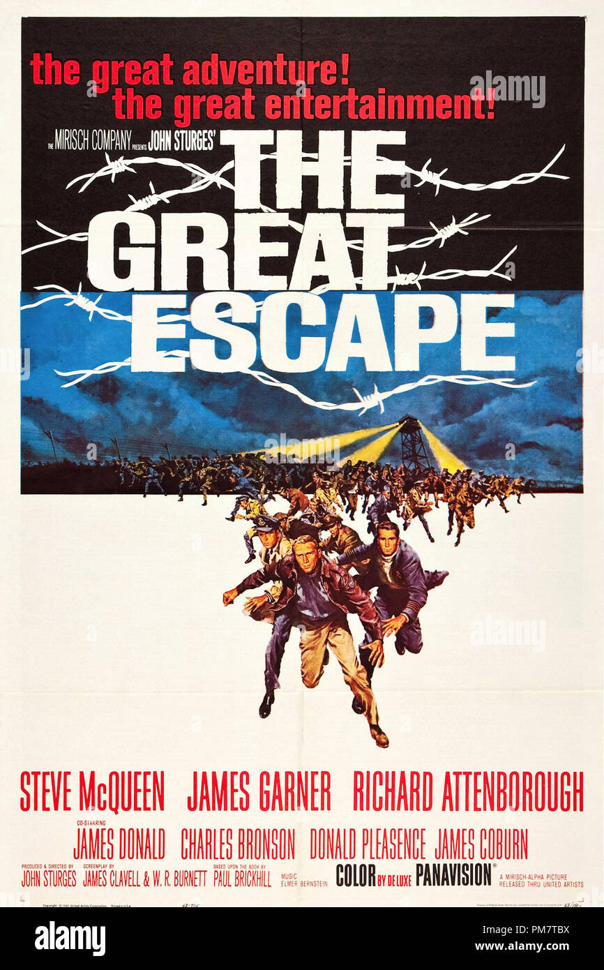 the-great-escape-steve-mcqueen-immagini-e-fotografie-stock-ad-alta