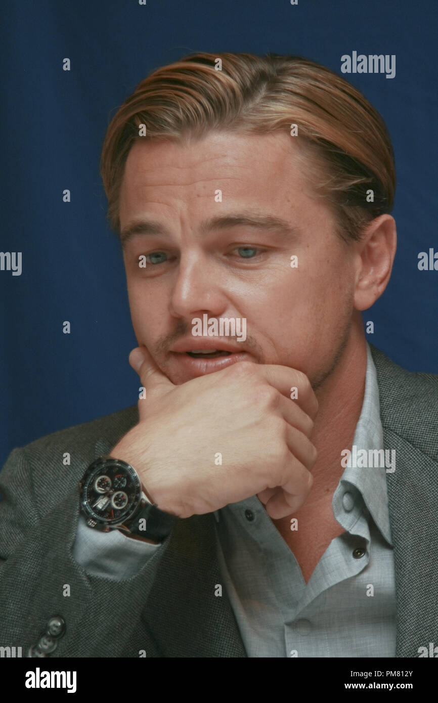 Leonardo DiCaprio Portrait Session, 3 novembre 2011. La riproduzione da parte di American tabloid è assolutamente vietato. Riferimento al file # 31263 058CCR per solo uso editoriale - Tutti i diritti riservati Foto Stock