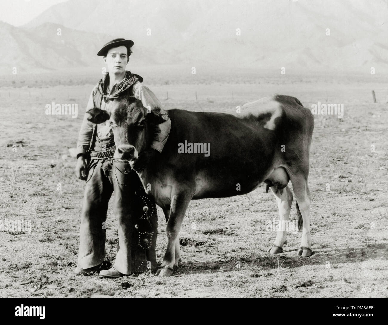 Buster Keaton, 'Go West' 1925 MGM Riferimento File # 31780 707 Foto Stock