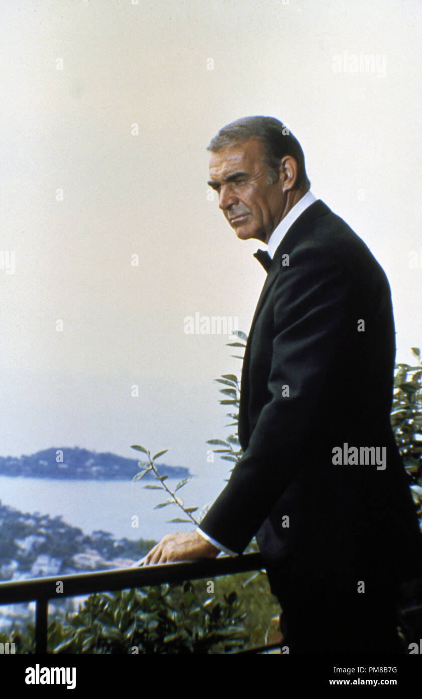 Studio Pubblicità ancora: "Mai dire mai" Sean Connery 1983 Foto Stock