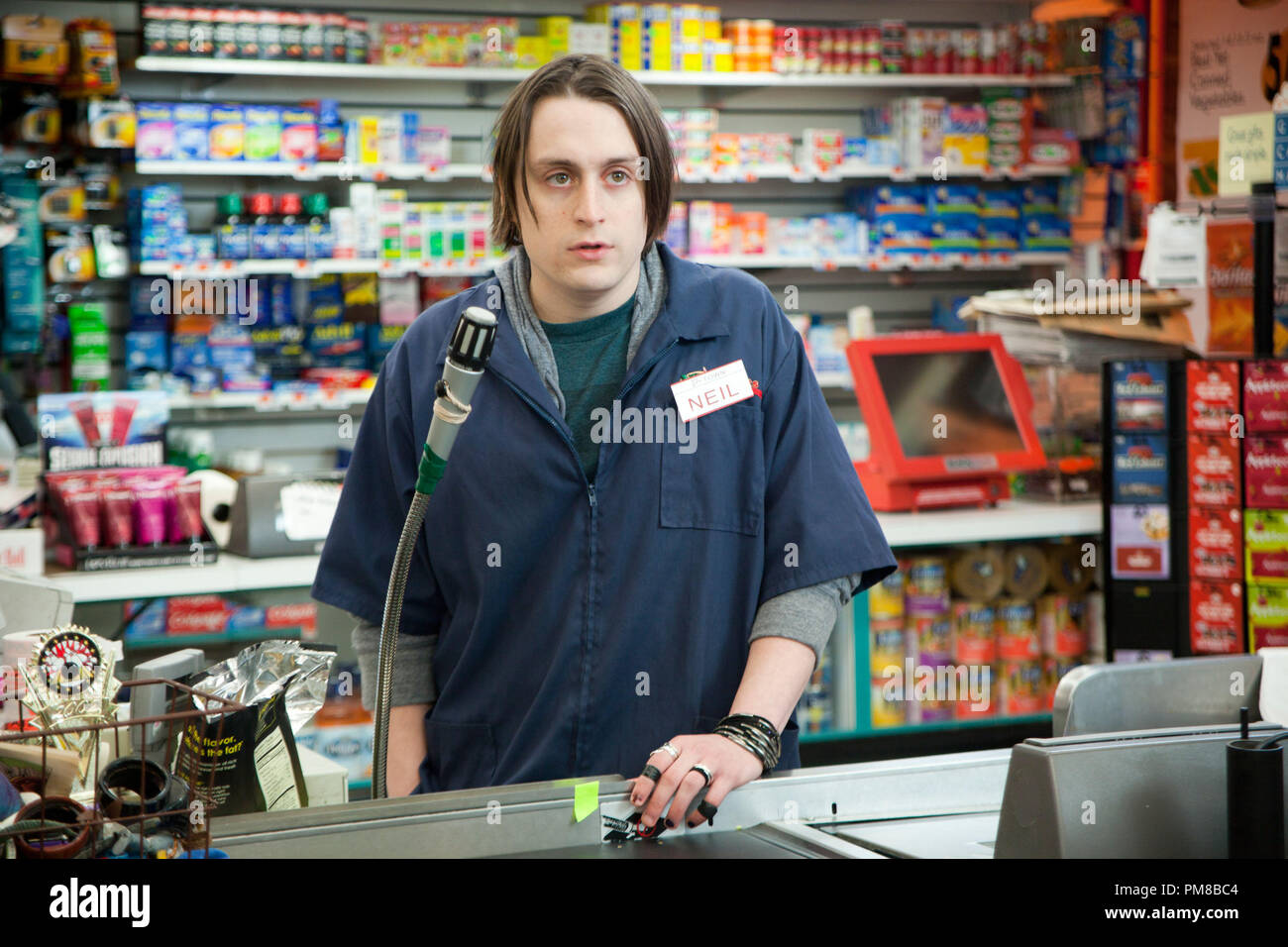 Keiran Culkin stelle in Relativity Media's Movie 43. © 2013 Film Productions, LLC Tutti i diritti riservati. Foto Stock