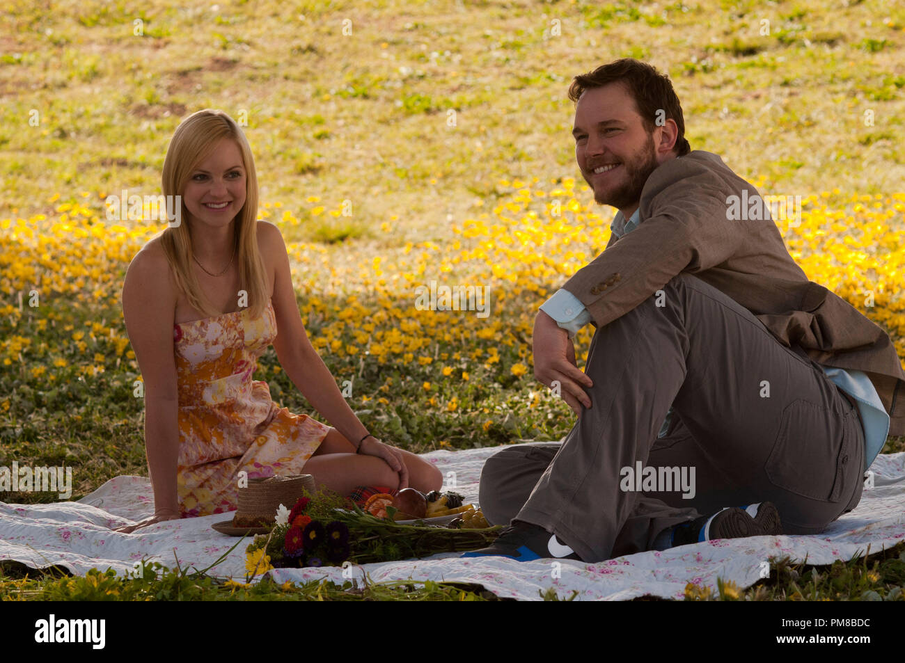 Chris Pratt e Anna Faris stella in Relativity Media's Movie 43. © 2013 Film Productions, LLC Tutti i diritti riservati. Foto Stock