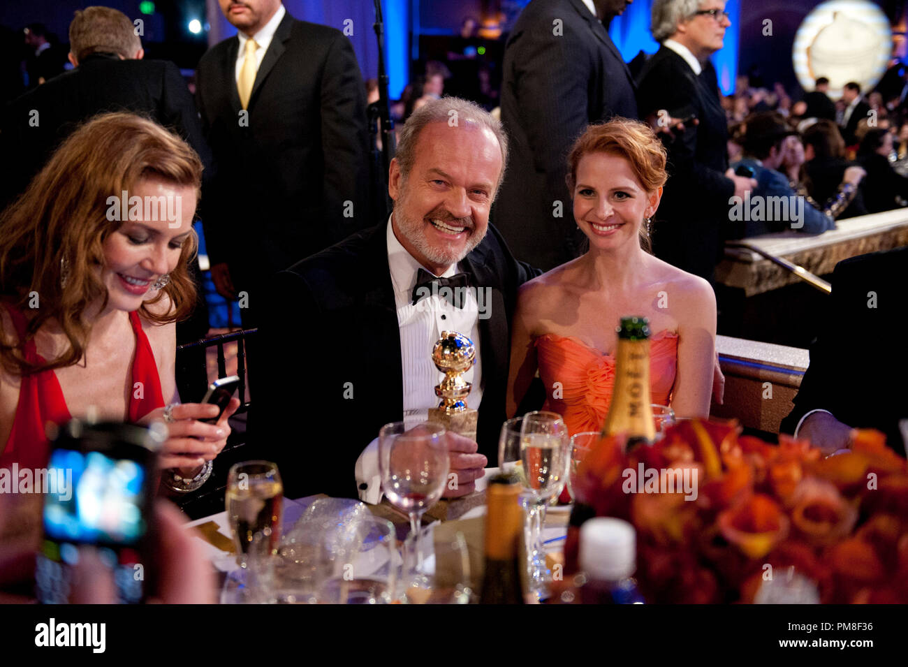 Kelsey Grammer, vincitore del premio di Golden Globe per la migliore prestazione DA UN ATTORE IN UNA SERIE TELEVISIVA - dramma per il suo ruolo in "Boss" (STARZ) alla sessantanovesima Annuale di Golden Globe Awards presso il Beverly Hilton di Beverly Hills, CA domenica 15 gennaio, 2012. Foto Stock