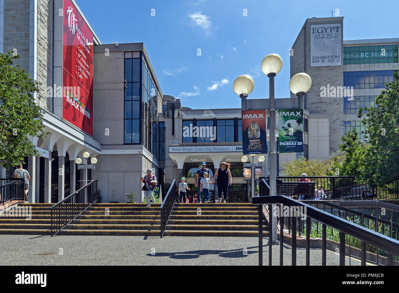 Royal British Columbia Museum, Victoria, capitale della British Columbia, Canada Foto Stock