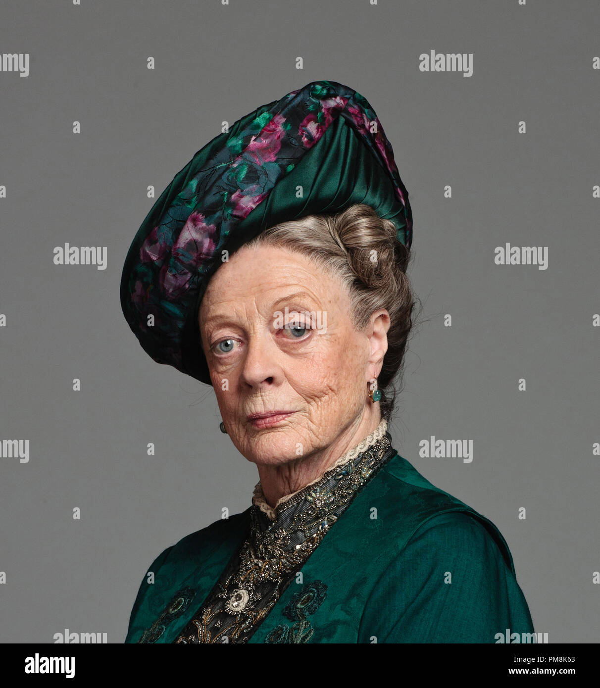 Maggie Smith come Dowager Contessa di Grantham 'Downton Abbey' Stagione 2, 2012 Foto Stock