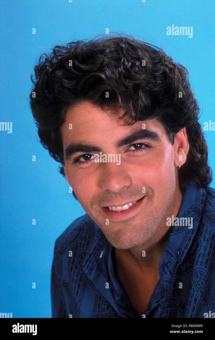 Studio Pubblicità ancora da "fatti di vita" George Clooney circa 1986 Tutti i diritti riservati Riferimento File # 31700053THA per solo uso editoriale Foto Stock