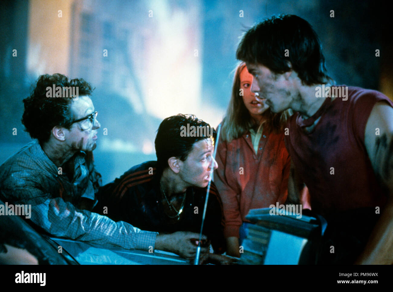 Studio Pubblicità ancora da 'My la scienza progetto' Fisher Stevens, Danielle von Zerneck, John Stockwell © 1985 Touchstone Pictures Tutti i diritti riservati Riferimento File # 31703212THA per solo uso editoriale Foto Stock