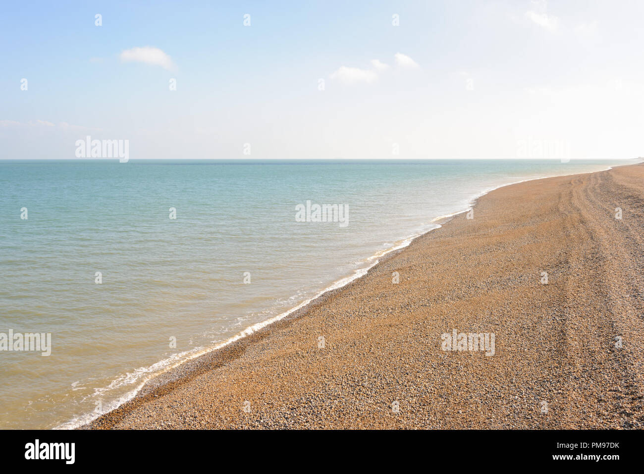 Spiaggia di trattativa, Kent, Regno Unito Foto Stock