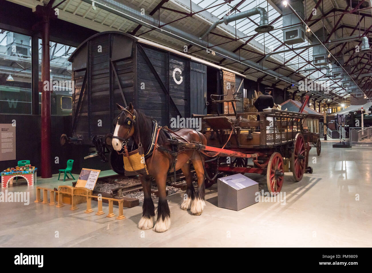 Vapore, Great Western Railway Museum, Swindon, Regno Unito Foto Stock