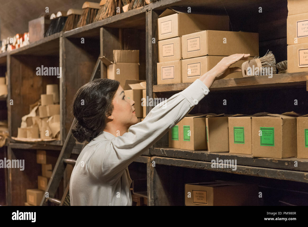 Vapore, Great Western Railway Museum, Swindon, Regno Unito Foto Stock