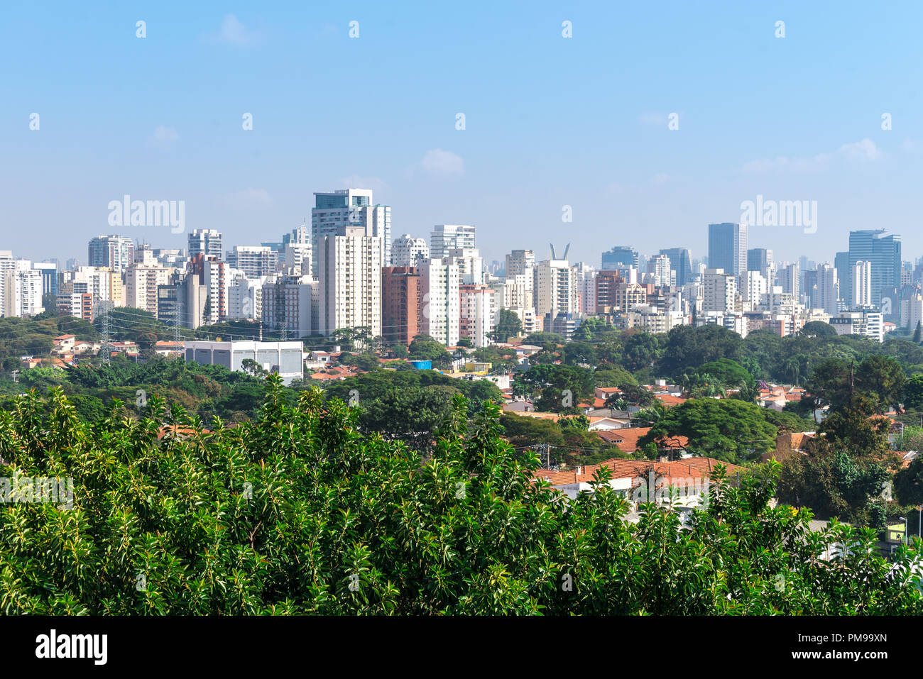 Sao Paulo, Brasile, maggio 26, 2018: costruzione vista della città più grande in America Latina Foto Stock