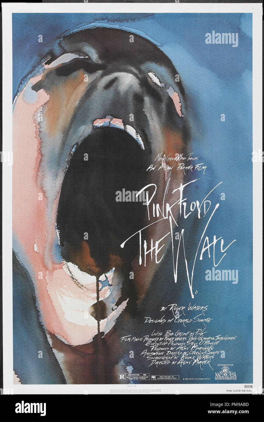 Studio Pubblicità: 'Pink Floyd la parete' 1982 MGM Poster di riferimento file # 31955 013THA Foto Stock