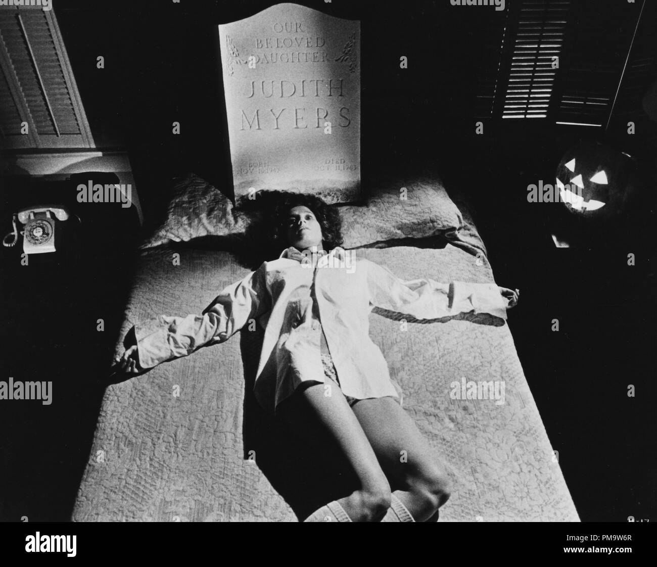 Studio Pubblicità ancora da "Halloween" Nancy Loomis 1978 Tutti i diritti riservati Riferimento File # 31720169THA per solo uso editoriale Foto Stock