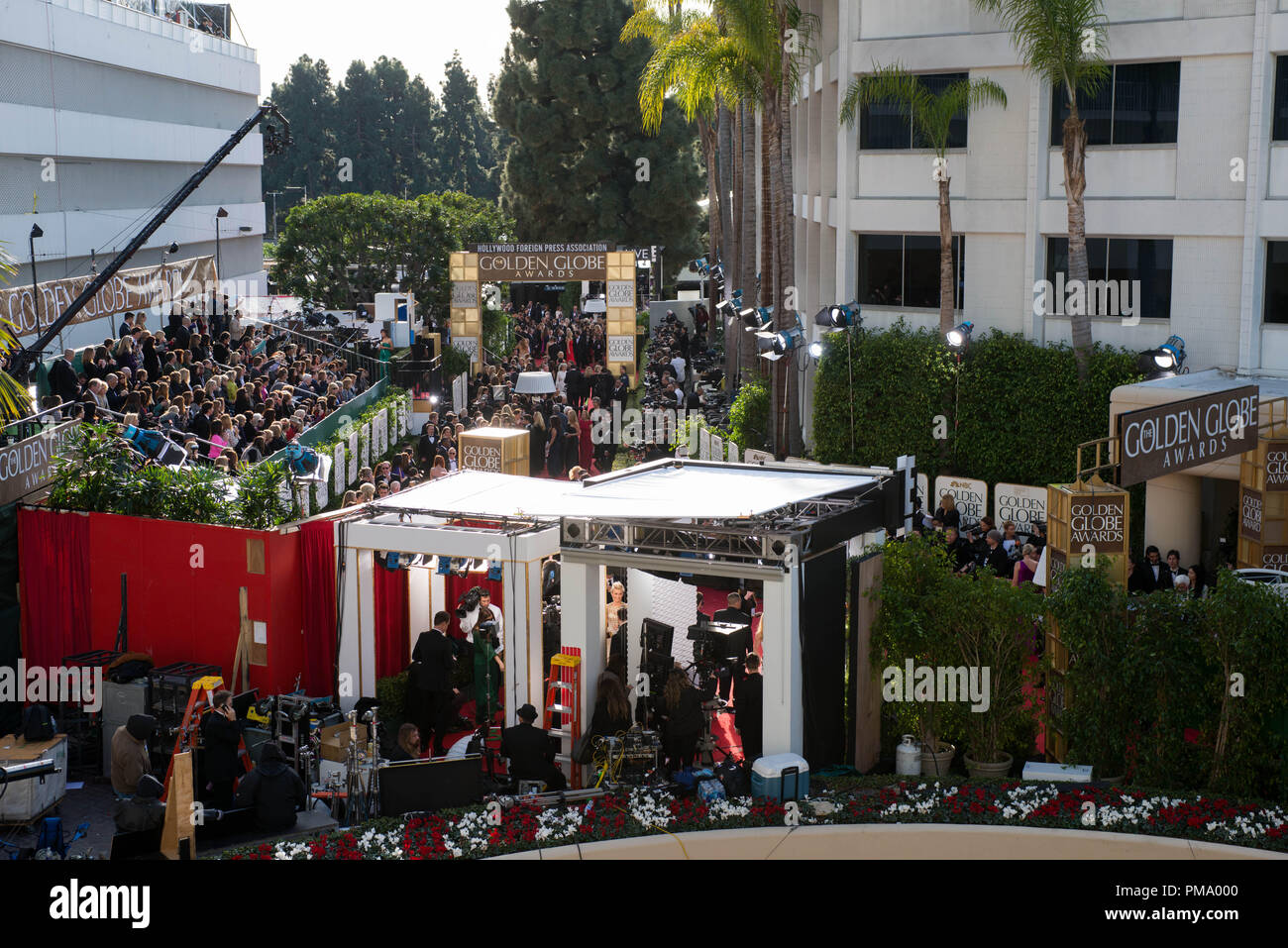 In occasione del settantesimo Annuale di Golden Globe Awards presso il Beverly Hilton di Beverly Hills, CA domenica 13 gennaio, 2013. Foto Stock
