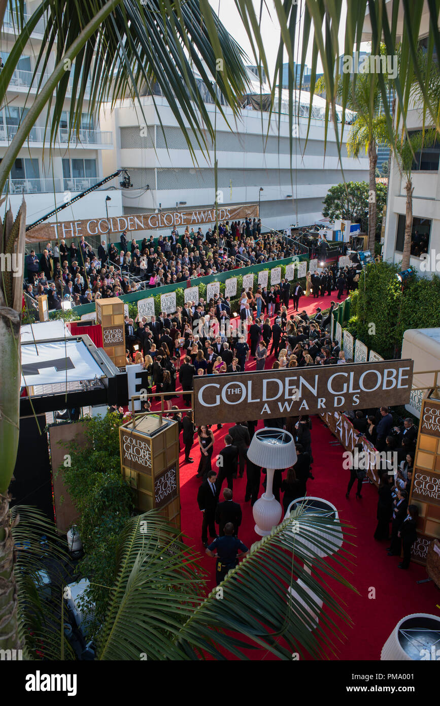 In occasione del settantesimo Annuale di Golden Globe Awards presso il Beverly Hilton di Beverly Hills, CA domenica 13 gennaio, 2013. Foto Stock