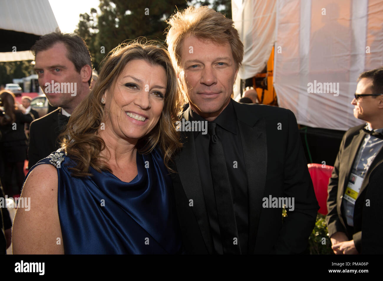 Dorothea Hurley e musicista Jon Bon Jovi frequentare il settantesimo Annuale di Golden Globe Awards presso il Beverly Hilton di Beverly Hills, CA domenica 13 gennaio, 2013. Foto Stock