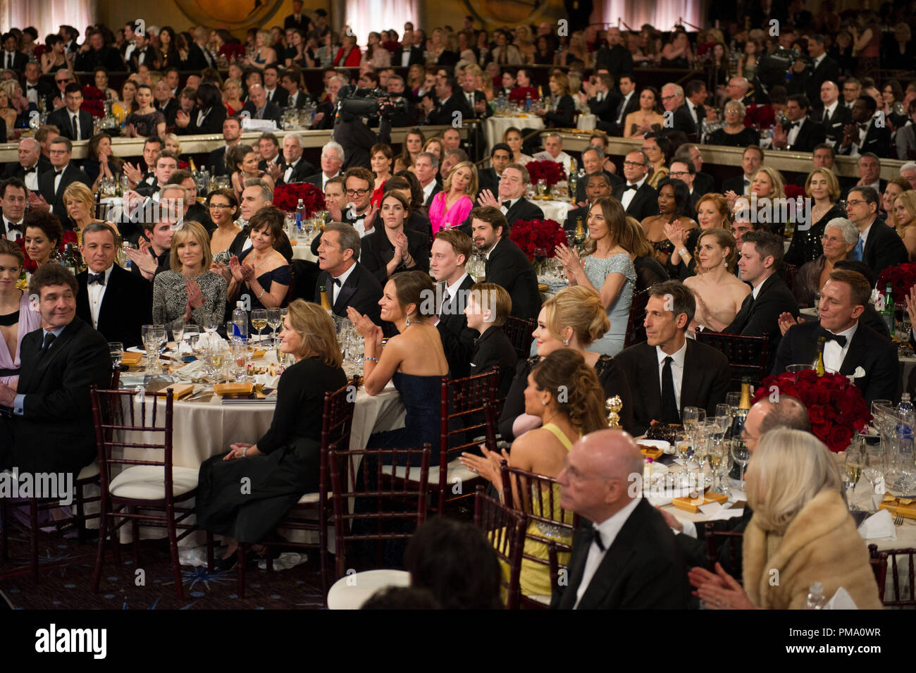 In occasione del settantesimo Annuale di Golden Globe Awards presso il Beverly Hilton di Beverly Hills, CA domenica 13 gennaio, 2013. Foto Stock