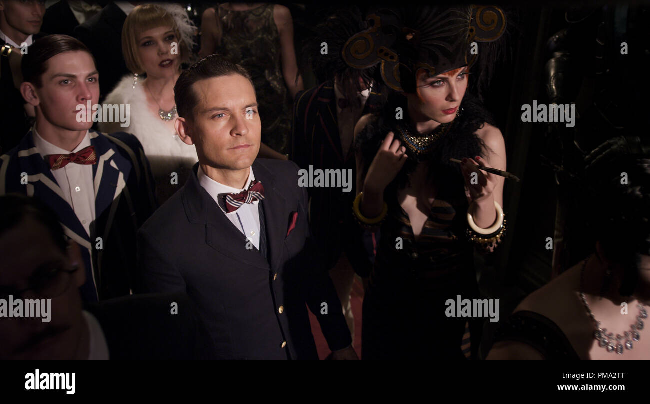 Tobey Maguire in Warner Bros Foto " Il grande Gatsby (2013) Foto Stock