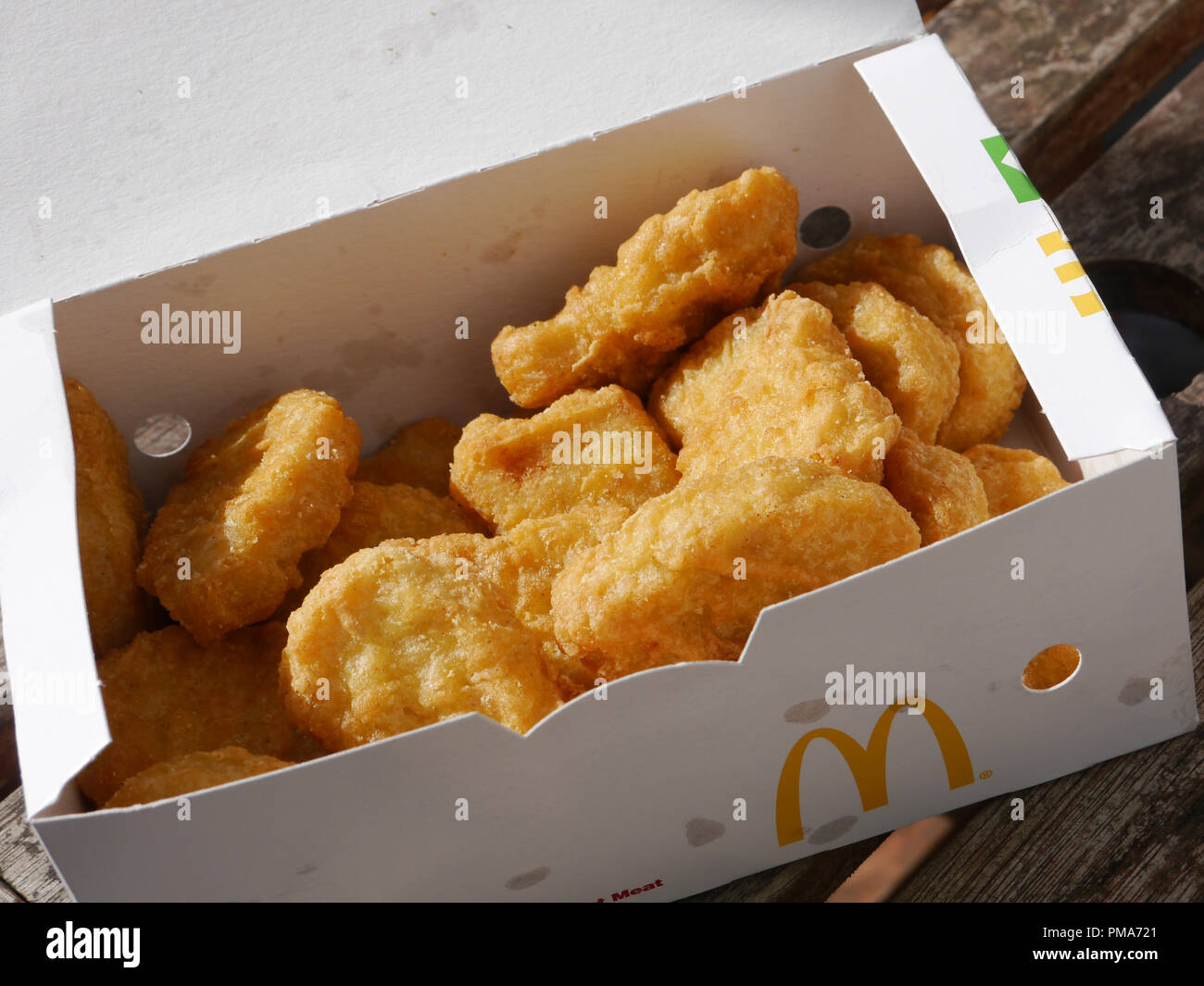 Un pollo 20 McNugget sharebox Foto Stock