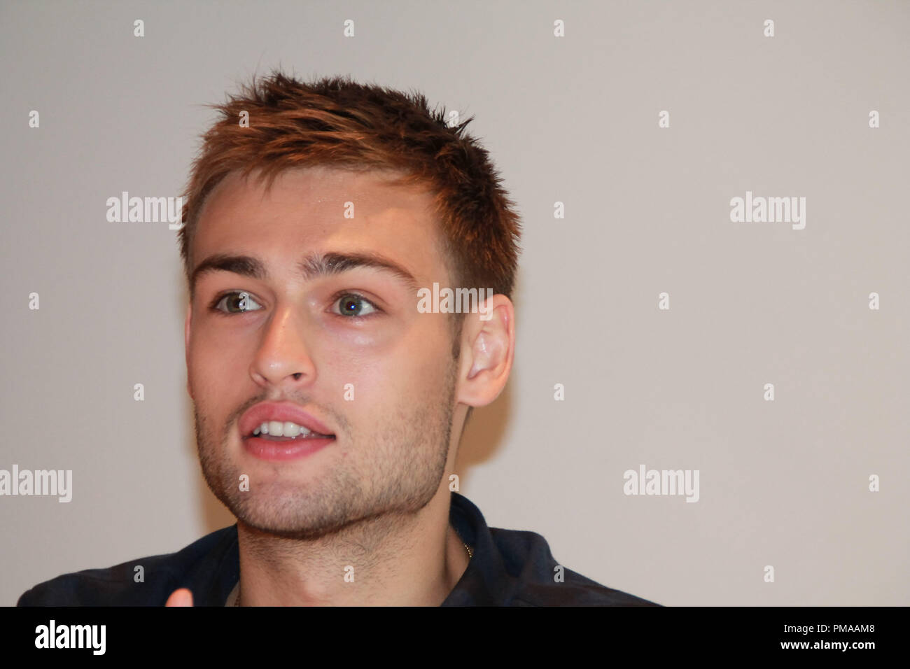 Douglas Booth "Romeo e Giulietta" Portrait Session, Settembre 24, 2013. La riproduzione da parte di American tabloid è assolutamente vietato. Riferimento al file # 32147 019CCR per solo uso editoriale - Tutti i diritti riservati Foto Stock