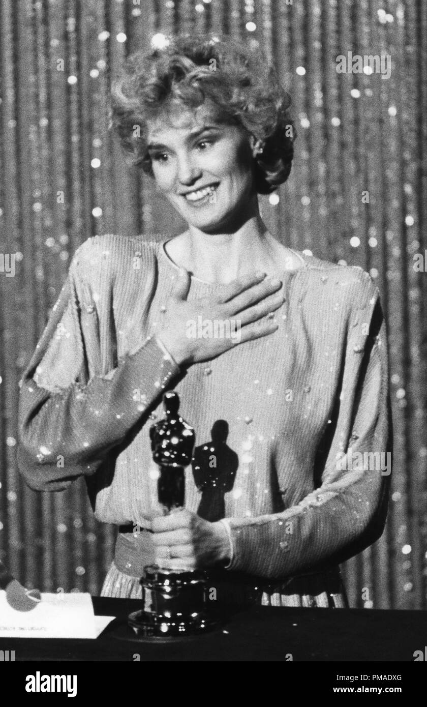 Jessica Lange a 55th annuale di Academy Awards, 1983 Riferimento File # 32509 419THA Foto Stock