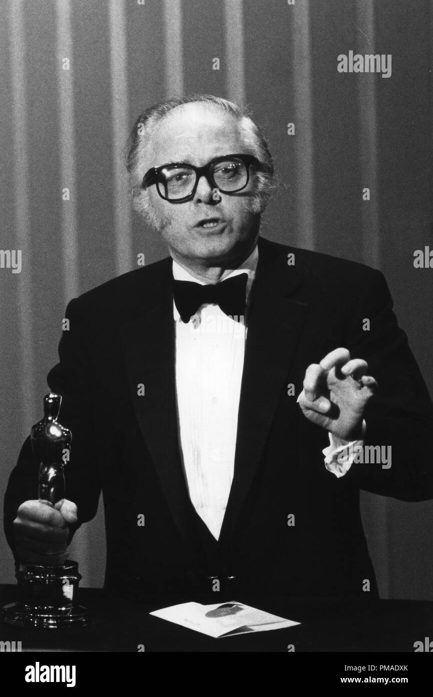 Sir Richard Attenborough al 55th annuale di Academy Awards, 1983 Riferimento File # 32509 422THA Foto Stock