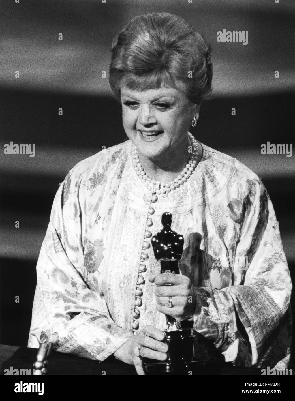 Angela Lansbury al 57th annuale di Academy Awards, 1985 Riferimento File # 32509 462THA Foto Stock