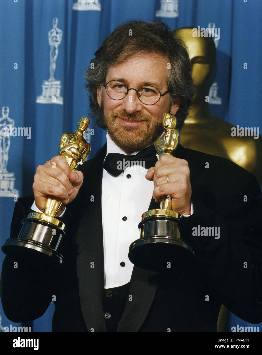 Steven Spielberg al sessantaquattresimo annuale di Academy Awards, 1992 Riferimento File # 32509 481THA Foto Stock