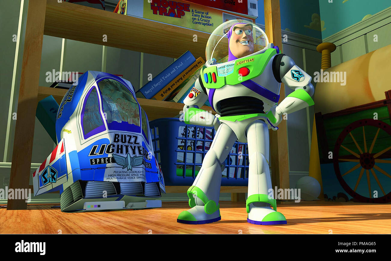 "Toy Story" (1995) Disney/Pixar Buzz Lightyear Foto Stock
