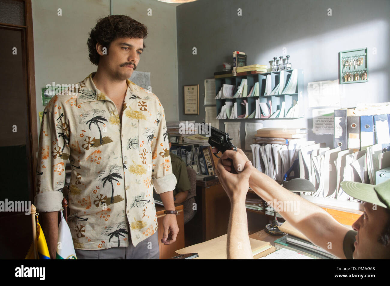 WAGNER MOURA stelle in Narcan. Foto Stock