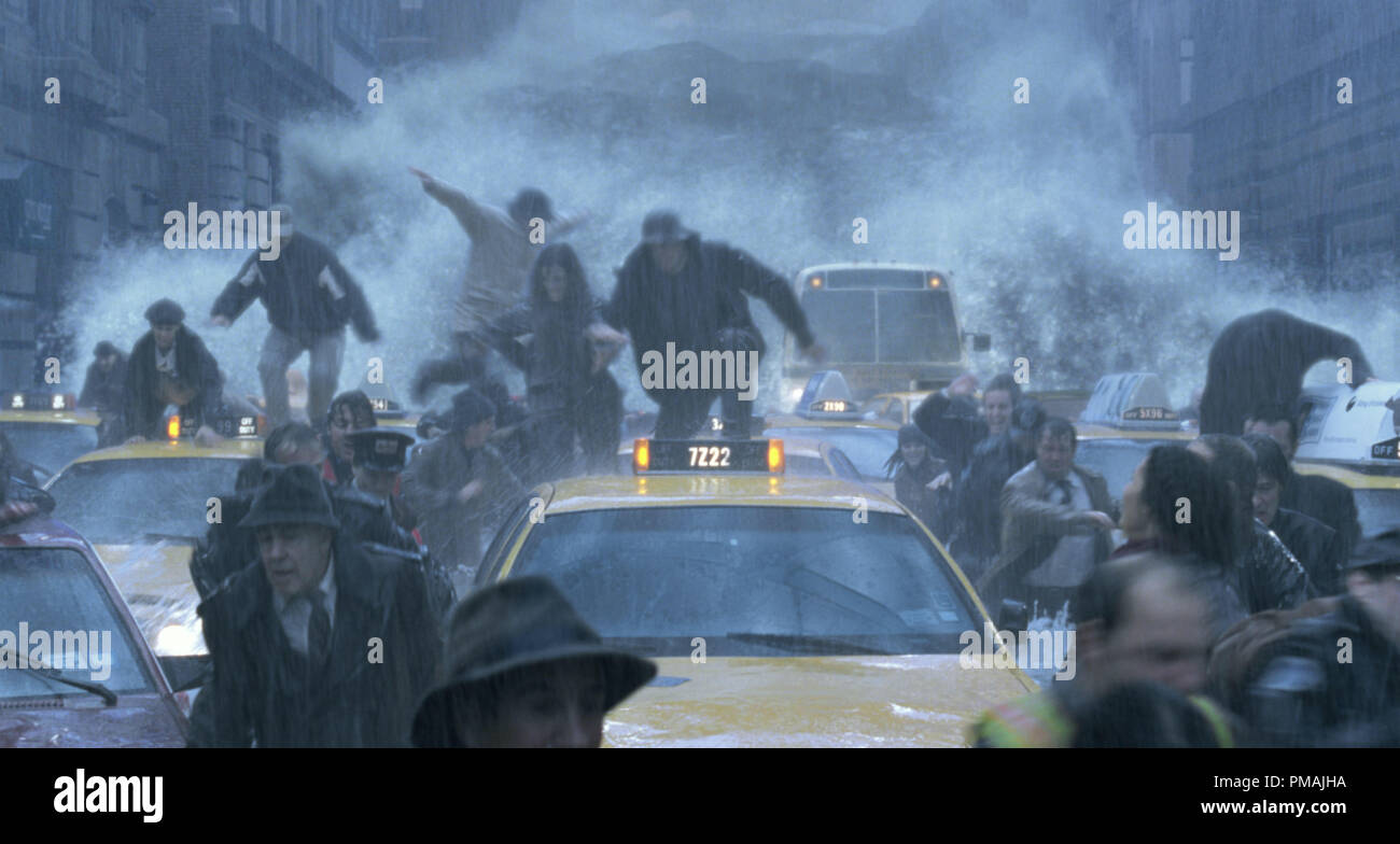 New York's Fifth Avenue è in procinto di diventare una memoria "Il giorno dopo domani" (2004) Foto Stock