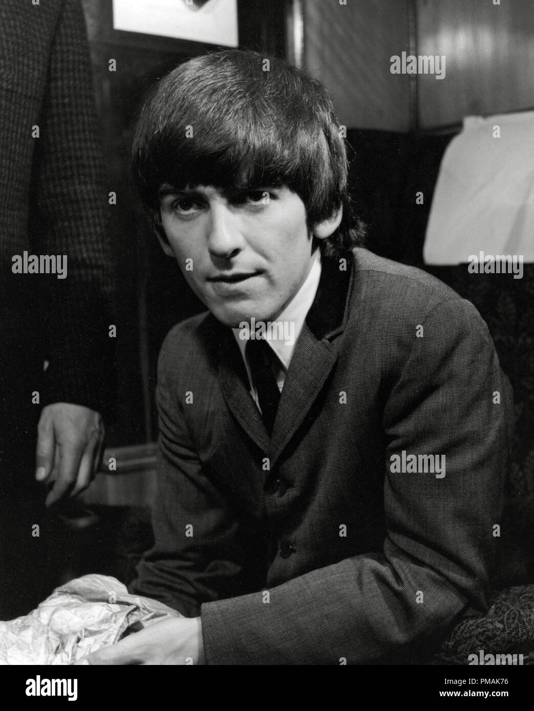 Membro dei Beatles, George Harrison, 'un Hard Days Night", un film di Janus release, 1964 Riferimento File # 33300 274THA Foto Stock