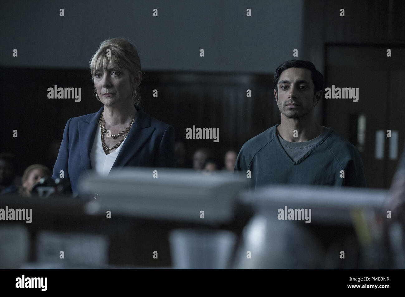 Glenne Headly, Riz Ahmed 'la notte dell' (2016) HBO Foto Stock