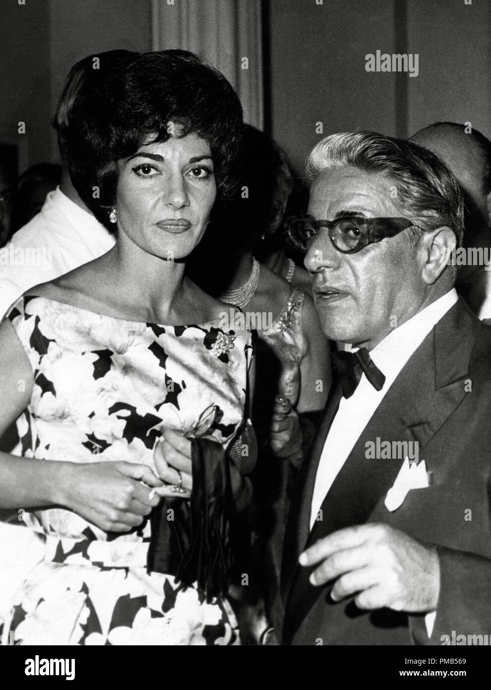Maria Callas e Aristotele Onassis a Monte Carlo palla di carità che la  Principessa Grace ha dato 1960 Riferimento File # 33536 376THA Foto stock -  Alamy