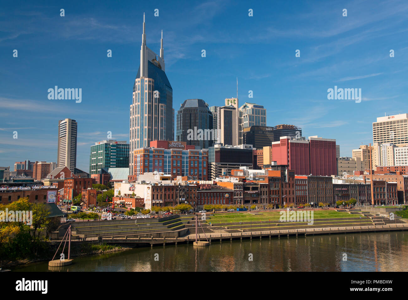 Nashville, Tennessee skyline. Foto Stock