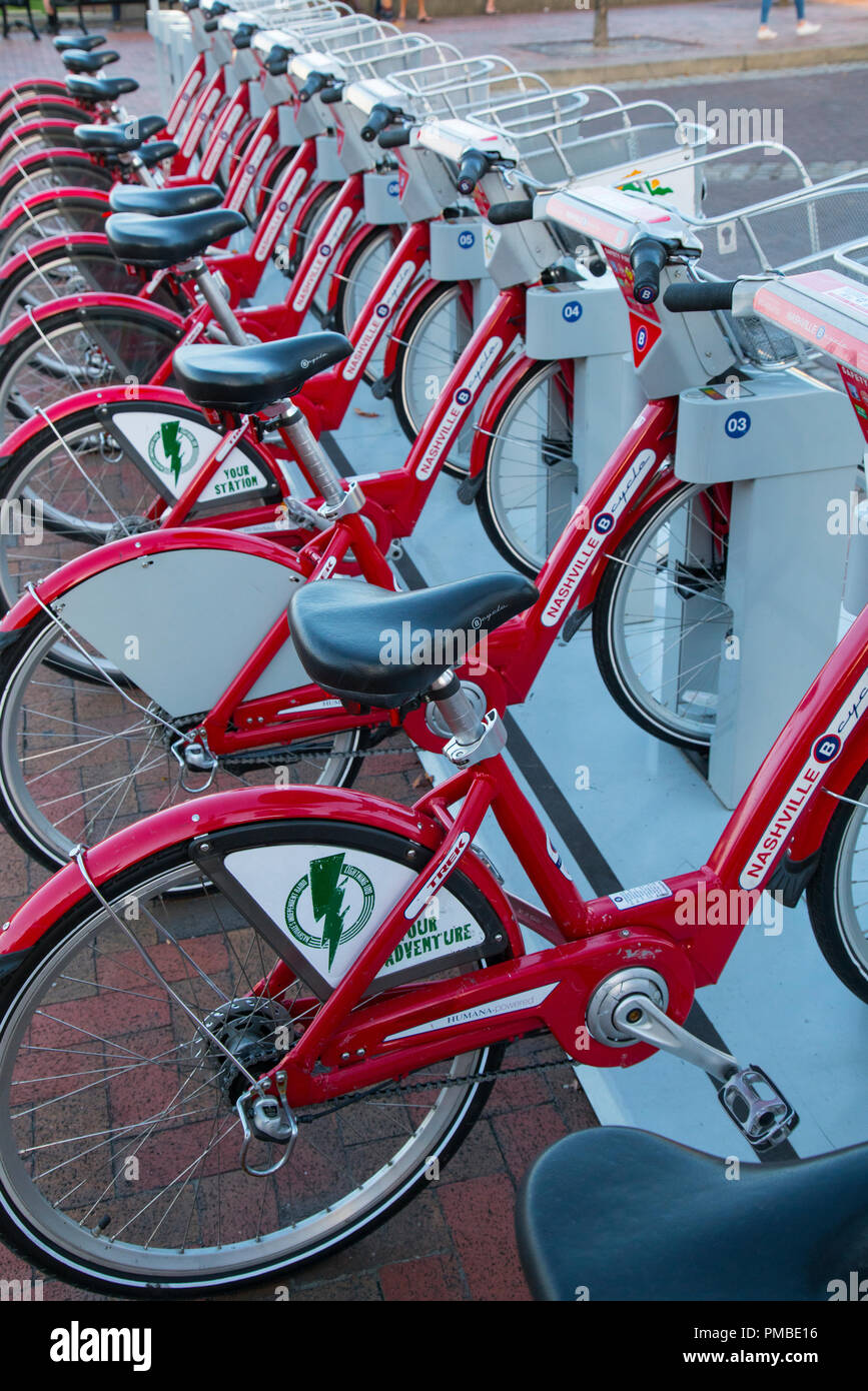 Dowtonwn Nashville, Tennessee. Foto Stock